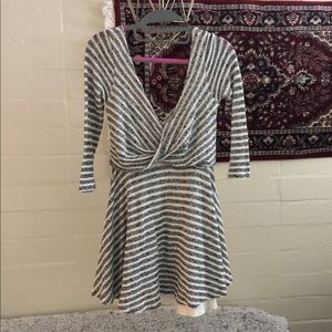 Free People Striped Mini Spring Dress
